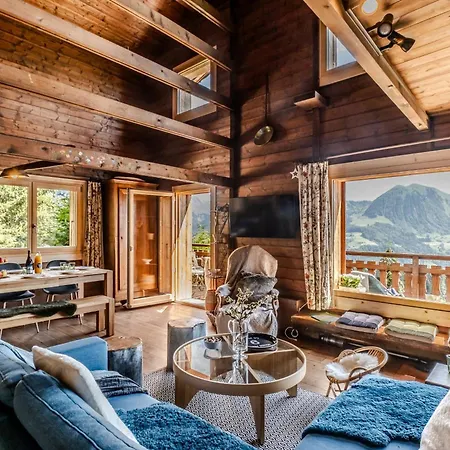 Chalet Slow Archange Authentique Familial Vue Montagne 5 Min Des Pistes Manigod