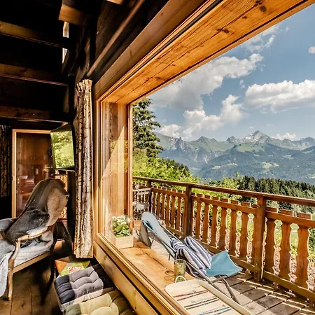Slow Archange Authentique Familial Vue Montagne 5 Min Des Pistes * Manigod