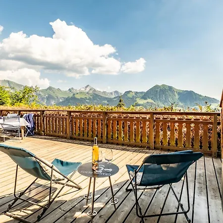 Chalet Slow Archange Breathtaking Alpine Views Authentic 4min From Slopes *