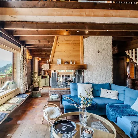 Chalet Slow Archange Breathtaking Alpine Views Authentic 4min From Slopes *